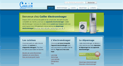 Desktop Screenshot of cailler-electromenager.ch