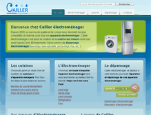 Tablet Screenshot of cailler-electromenager.ch
